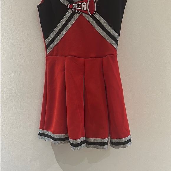 Red and Black Cheerleader Costume for Kids - Picture 4 of 6
